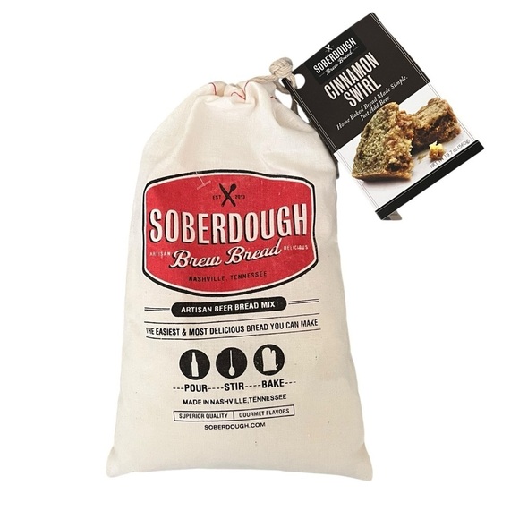 Soberdough Bread Mix Cinnamon Swirl Full Size Loaf Just + Beer Real Ingredients - Picture 2 of 8
